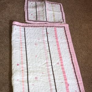 Pottery barn kids twin quilt and sham